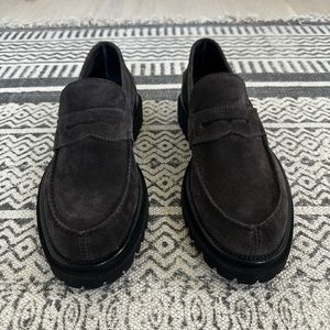Italian Penny Loafer - Brown Suede Calf Leather - Brand New - Size 43 EU / 10 US